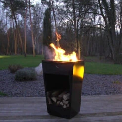 Barbecue Bois Augoust Basic Noir -Barbecue Fournitures Magasin barbecue bois augoust basic 15