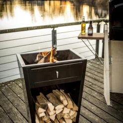 Barbecue Bois Augoust Basic Noir -Barbecue Fournitures Magasin barbecue bois augoust basic 16