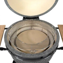 Kamado Grill Guru Classic Large Øint 46cm Sur Chariot -Barbecue Fournitures Magasin barbecue ceramique grill guru classic large sur chariot 12