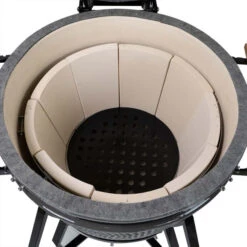 Kamado Grill Guru Classic Large Øint 46cm Sur Chariot -Barbecue Fournitures Magasin barbecue ceramique grill guru classic large sur chariot 13