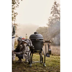 Kamado Grill Guru Classic Large Øint 46cm Sur Chariot -Barbecue Fournitures Magasin barbecue ceramique grill guru classic large sur chariot 3