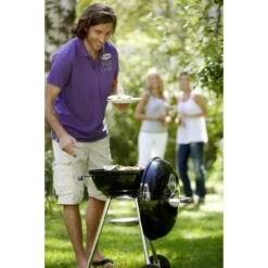 Barbecue Charbon Rond Weber Compact Kettle 47 Cm -Barbecue Fournitures Magasin barbecue charbon de bois weber compact kettle noir 47 cm 3
