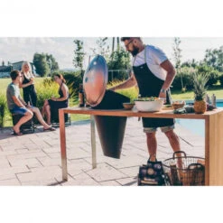 Barbecue Charbon Höfats CONE + Kit Encastrement Fonte D'aluminium -Barbecue Fournitures Magasin barbecue charbon hoefats cone kit encastrement 3