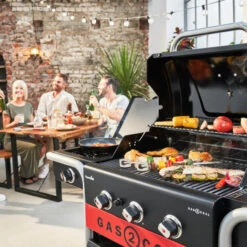 Barbecue Gaz Et Charbon Hybride Char-Broil Gas2Coal 330 2.0 3 Brûleurs + 1 Latéral -Barbecue Fournitures Magasin barbecue gaz charbon char broil gastocoal 330 20 6