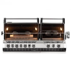 Napoleon Barbecue Gaz Encastrable Napoléon Prestige Pro 825 Inox 6 Brûleurs + 2 Rôtissoires