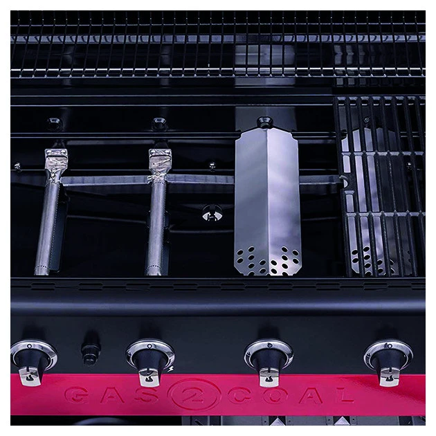 Barbecue Gaz Et Charbon Hybride Char-Broil Gas2coal 440 4 Brûleurs + 1 Latéral 10 Barbecue Gaz Et Charbon Hybride Char-Broil Gas2coal 440 4 Brûleurs + 1 Latéral – Image 10