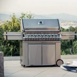 Napoleon Barbecue Gaz Napoléon Prestige Pro 665 SIBPSS 5 Brûleurs + 1 Latéral + 1 Arrière -Barbecue Fournitures Magasin barbecue gaz napoleon pro 665 infrarouge inox 5