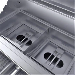 Barbecue Gaz Et Charbon Hybride Encastrable Sunstone Inox 2 Brûleurs -Barbecue Fournitures Magasin barbecue hybride gaz et charbon encastrable sunstone emchdz42 6