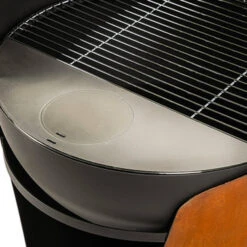 Barbecue Braséro Charbon Crambe Acier Corten Et Noir -Barbecue Fournitures Magasin bbq charbon crambe m corten black metal diam 64 2