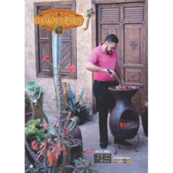 Cheminée Mexicaine Barbecue Sur Base Mexico Trade Center Acapulco 100 Cm Marron -Barbecue Fournitures Magasin bbq cheminee acapulco 100cm marron sur base 1