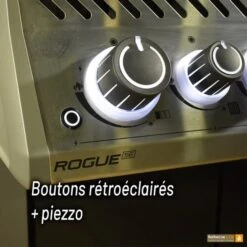 Napoleon Barbecue Gaz Napoléon Rogue SE 425 SIBPK 3 Brûleurs + 1 Latéral + 1 Arrière -Barbecue Fournitures Magasin bbq gaz napoleon rogue rse425 rsibpk bruleur arriere 14