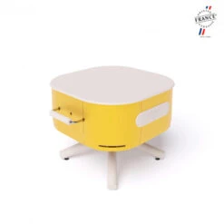 Braséro Aluvy Sam Originale (pied Blanc) Grilles Et Couvercle - 12 Couleurs -Barbecue Fournitures Magasin brasero aluvy sam originale avec grilles et couvercle 10