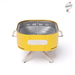 Braséro Aluvy Sam Originale (pied Blanc) Grilles Et Couvercle - 12 Couleurs -Barbecue Fournitures Magasin brasero aluvy sam originale avec grilles et couvercle 11