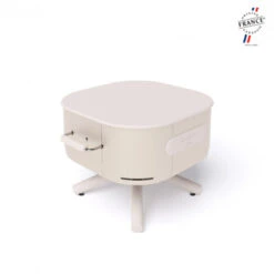 Braséro Aluvy Sam Originale (pied Blanc) Grilles Et Couvercle - 12 Couleurs -Barbecue Fournitures Magasin brasero aluvy sam originale avec grilles et couvercle 7