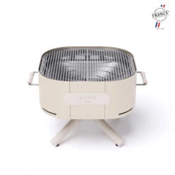 Braséro Aluvy Sam Originale (pied Blanc) Grilles Et Couvercle - 12 Couleurs -Barbecue Fournitures Magasin brasero aluvy sam originale avec grilles et couvercle 8
