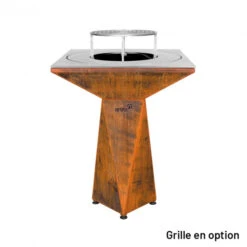 Braséro Plancha Artiss G1 Basic Corten 74 Cm Plaque Inox -Barbecue Fournitures Magasin brasero artiss g1 basic corten plancha acier inoxydable 4