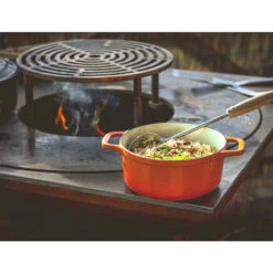 Braséro Plancha Artiss G1 Corten 90 Cm Plaque Inox -Barbecue Fournitures Magasin brasero artiss g1 corten plancha acier inoxydable 2