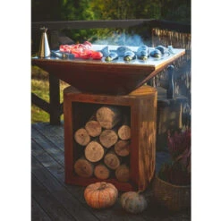 Braséro Plancha Artiss G2 Corten 90 Cm Plaque Inox -Barbecue Fournitures Magasin brasero artiss g2 corten plancha acier inoxydable 2