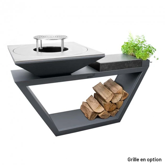 Braséro Plancha Artiss G4 Graphite 90 Cm Plaque Acier Et Tablette Granit 4 Braséro Plancha Artiss G4 Graphite 90 Cm Plaque Acier Et Tablette Granit – Image 4