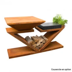 Braséro Plancha Artiss G5 Corten 90 Cm Plaque Inox Et Tablette Granit 15 Braséro Plancha Artiss G5 Corten 90 Cm Plaque Inox Et Tablette Granit -Barbecue Fournitures Magasin brasero artiss g5 corten plancha acier inoxydable et tablette granite 7