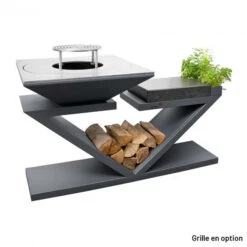 Braséro Plancha Artiss G5 Graphite 90 Cm Plaque Acier Et Tablette Granit -Barbecue Fournitures Magasin brasero artiss g5 graphite plancha acier carbone et tablette granite 3