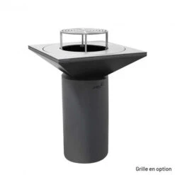 Braséro Plancha Artiss G6 Basic Graphite 74 Cm Plaque Inox -Barbecue Fournitures Magasin brasero artiss g6 basic graphite plancha acier inoxydable 3