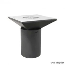 Braséro Plancha Artiss G6 Graphite 90 Cm Plaque Acier -Barbecue Fournitures Magasin brasero artiss g6 graphite plancha acier carbone 2