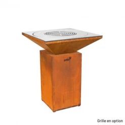 Braséro Plancha Artiss G7 Basic Corten 74 Cm Acier Inoxydable -Barbecue Fournitures Magasin brasero artiss g7 basic corten plancha acier inoxydable 2