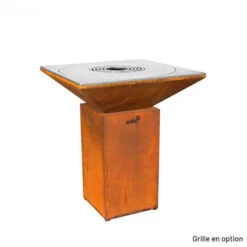 Braséro Plancha Artiss G7 Corten 90 Cm Plaque Acier -Barbecue Fournitures Magasin brasero artiss g7 corten plancha acier carbone 3