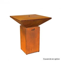 Braséro Plancha Artiss G7 Corten 90 Cm Plaque Acier -Barbecue Fournitures Magasin brasero artiss g7 corten plancha acier carbone 4