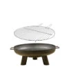 ESSCHERT DESIGN Braséro De Jardin Ø60 X H24 Cm Acier + Grille Barbecue