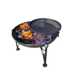 Braséro De Terrasse Plain Jane Timothy Ross Ø80 Avec Grille -Barbecue Fournitures Magasin brasero de terrasse plain jane timothy ross o80 avec grille 3