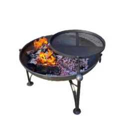 Braséro De Terrasse Plain Jane Timothy Ross Ø90 Avec Grille -Barbecue Fournitures Magasin brasero de terrasse plain jane timothy ross o90 avec grille 3