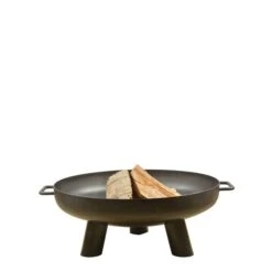 ESSCHERT DESIGN Braséro De Jardin Ø60 X H24 Cm Acier -Barbecue Fournitures Magasin brasero esschert acier 677 x 24 cm 6