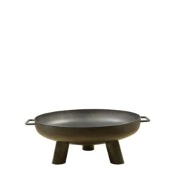 ESSCHERT DESIGN Braséro De Jardin Ø60 X H24 Cm Acier -Barbecue Fournitures Magasin brasero esschert acier 677 x 24 cm 7