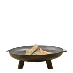 ESSCHERT DESIGN Braséro De Jardin Ø80 X H25 Cm Acier -Barbecue Fournitures Magasin brasero esschert acier 80 x 25 cm 4