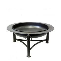 Brasero De Jardin Firepit Saturn Ø80 X H58 Cm -Barbecue Fournitures Magasin brasero firepit saturn 80 cm 2