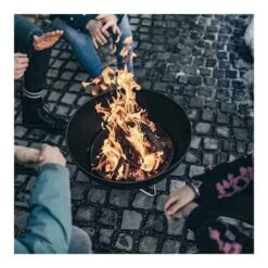 Braséro De Terrasse Sur Pieds Bas Höfats Bowl Ø57 X H35.5 Cm -Barbecue Fournitures Magasin brasero hofats bowl sur pied bas 2