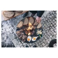 Braséro De Terrasse Sur Pieds Bas Höfats Bowl Ø57 X H35.5 Cm -Barbecue Fournitures Magasin brasero hofats bowl sur pied bas 4