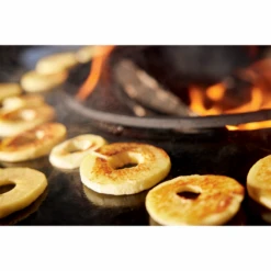 Braséro Plancha OFYR Island 85 Black Billot Teck -Barbecue Fournitures Magasin brasero ofyr island black 85 bois de teck plancha 1