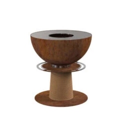 Braséro Plancha Masuria Juno 1000 Acier Corten -Barbecue Fournitures Magasin brasero plancha masuria juno 1000 acier corten 2