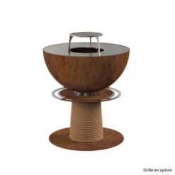 Braséro Plancha Masuria Juno 1000 Acier Corten -Barbecue Fournitures Magasin brasero plancha masuria juno 1000 acier corten 3