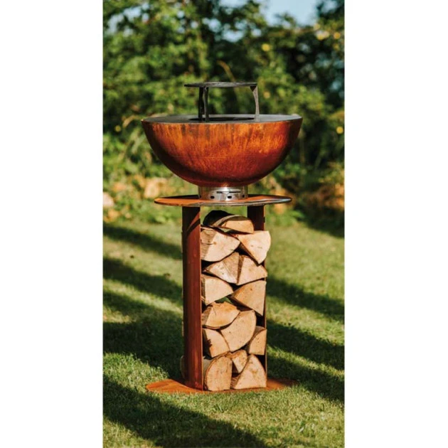 Braséro Plancha Masuria Stilo 600 Corten 1 Braséro Plancha Masuria Stilo 600 Corten