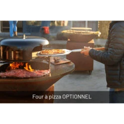 Braséro Plancha OFYR Classic 100 Acier Corten -Barbecue Fournitures Magasin brasero plancha ofyr classic 100 100 15