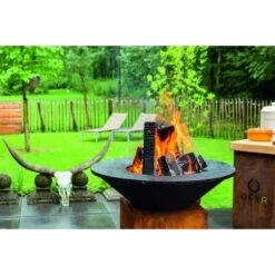 Braséro Plancha OFYR Classic 100 Acier Corten -Barbecue Fournitures Magasin brasero plancha ofyr classic 100 100 2