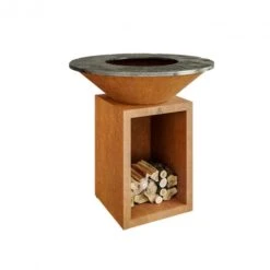 Braséro Plancha OFYR Classic Storage 100 Acier Corten -Barbecue Fournitures Magasin brasero plancha ofyr storage 100 3