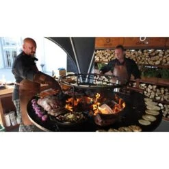 Nouvelles versions -Barbecue Fournitures Magasin brasero plancha ofyr xl acier corten 1