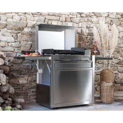 Chariot Sur Mesure Plancha Forge Adour Premium 60 Inox