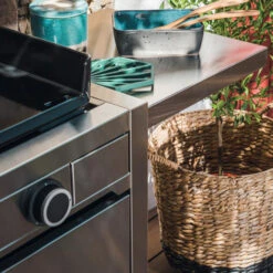 Barbecue Fournitures Magasin 26 Chariot Sur Mesure Plancha Forge Adour Modern 75 Inox