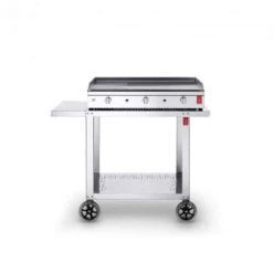 Planet Desserte Universelle Plancha 3 Feux Smart20 Inox Pour Alfa 600 -Barbecue Fournitures Magasin chariot plancha smart20 inox pour alfa 600 2